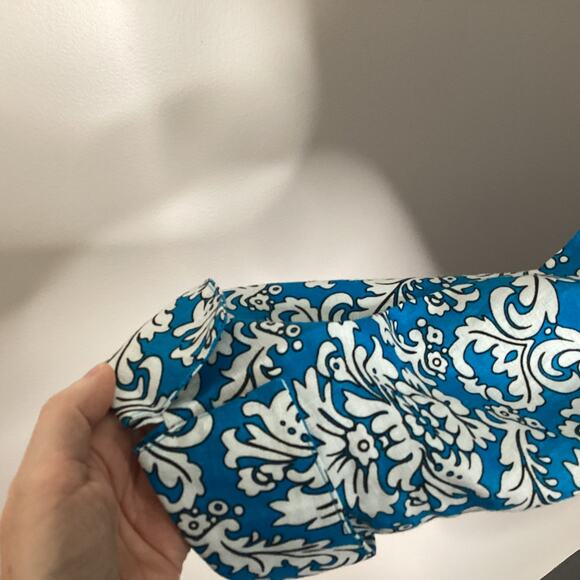 Vintage Tweeds Linen 3/4 Sleeve Tunic Top 1X Shoulder Pads Button Front V Neck - Picture 7 of 15